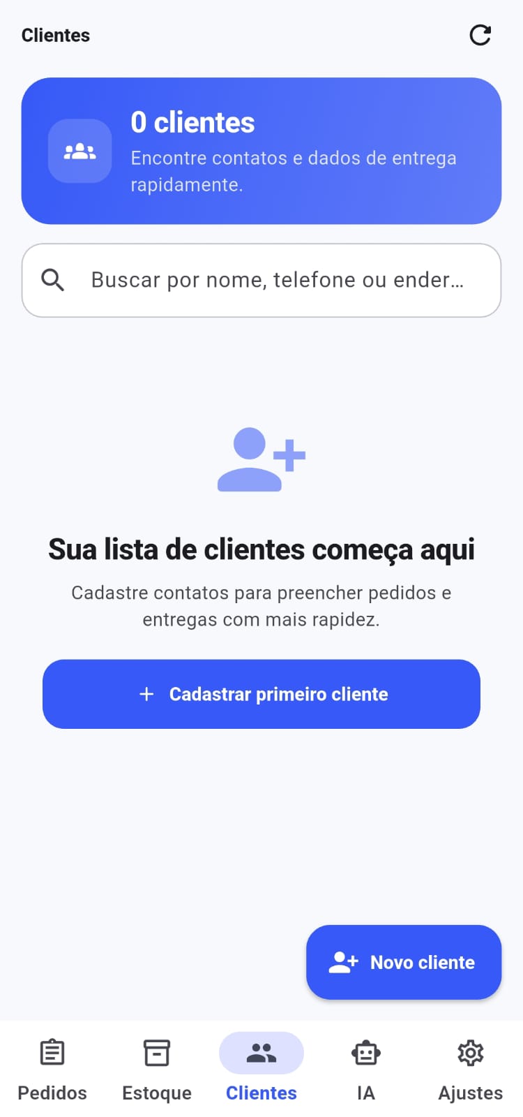Tela do Pedido Pronto