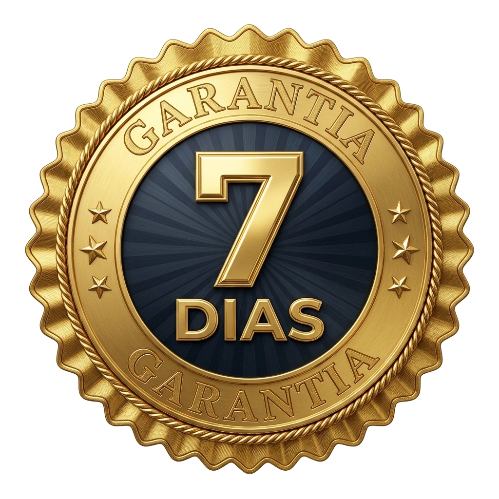 Selo Dourado de Garantia de 7 Dias